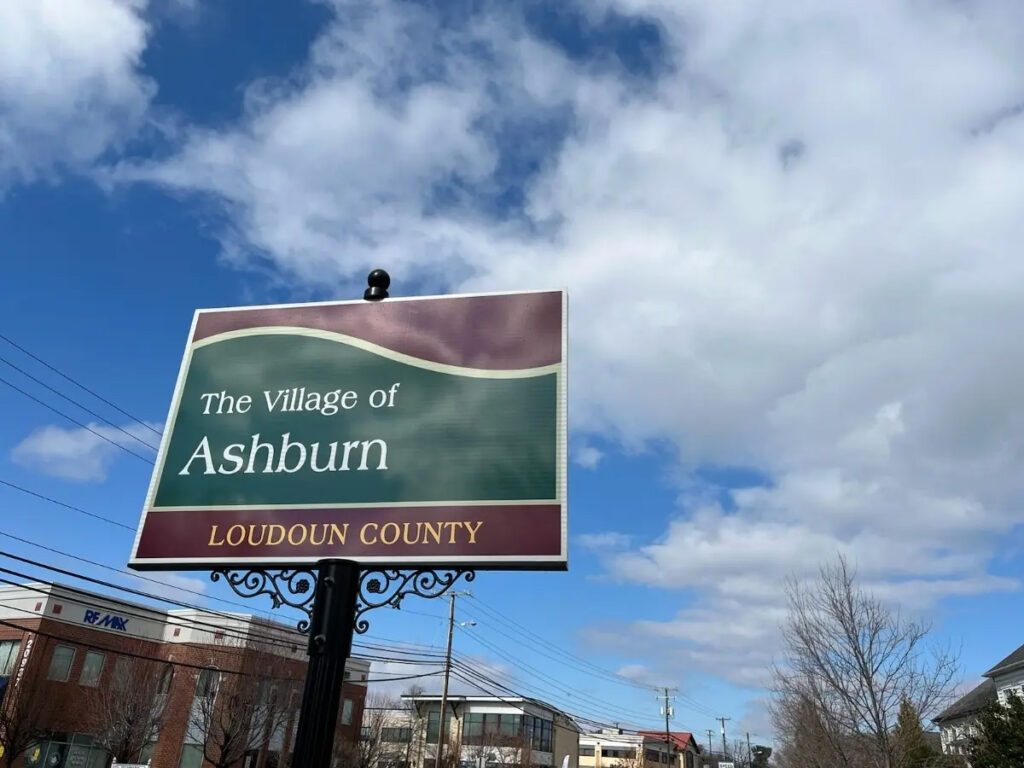 elder care in ashburn sign with sky